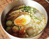 5分簡単冷や汁ご飯☆みょうが☆夏休み昼食作り方2写真