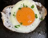 紫キャベツの目玉焼き乗せ♪作り方2写真