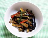 しのんち☆油少なめ!茄子の甘辛味噌炒め作り方7写真