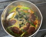 超簡単!キムチわかめスープ作り方2写真