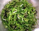 胡麻香る♪しらすと塩昆布の無限ピーマン作り方3写真