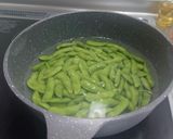 簡単枝豆のペペロンチーノ作り方1写真