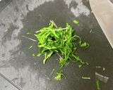 みょうがと大葉の叩き梅ごま風味和え作り方4写真