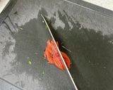 みょうがと大葉の叩き梅ごま風味和え作り方5写真