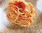トマト缶のみで絶品！冷製トマトパスタ作り方10写真