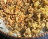 キーマ親子丼作り方5写真