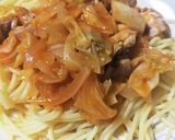 野菜と鶏もも肉のトマトパスタ作り方10写真