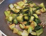 ◆鶏とチンゲン菜のオイスターソース炒め◆作り方8写真