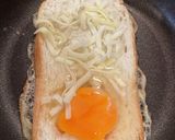 材料4つ!たまごとパンでワンパン朝食作り方3写真