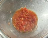 生トマトとシラスオイル漬けのパスタ作り方3写真