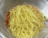 生トマトとシラスオイル漬けのパスタ作り方4写真