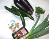 夏野菜しょうゆ漬け♪簡単ご飯のお供作り方1写真