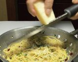 エリンギとたらこふりかけのペペロンチーノ作り方10写真