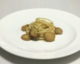エリンギとたらこふりかけのペペロンチーノ作り方11写真