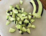 夏野菜と豚挽肉のスタミナ・カレー味作り方2写真