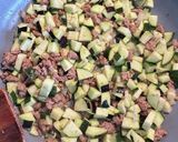夏野菜と豚挽肉のスタミナ・カレー味作り方9写真
