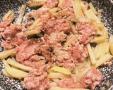 じゃがいもとズッキーニの鶏そぼろ作り方4写真