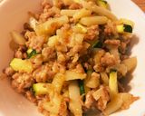 じゃがいもとズッキーニの鶏そぼろ作り方7写真