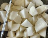 大根&ソーセージチーズクリーム☆冷や汁作り方1写真