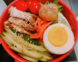 冷やし中華弁当♡傷まずひっつかないコツ！作り方7写真