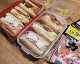旦那弁当！カスクートサンド♪作り方1写真