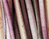 赤ガラ(ずいき)(いもがら)の下茹で作り方1写真