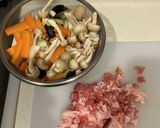 ナスと豚肩ロース味噌炒め作り方1写真