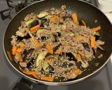 ナスと豚肩ロース味噌炒め作り方5写真