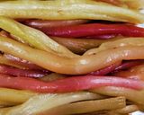 赤ガラ(ずいき)(いもがら)の下茹で作り方7写真