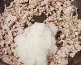 家族絶賛☆白だしみぞれ煮☆木綿豆腐豚挽肉丼作り方2写真