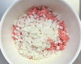 レンジでトマトとズッキーニのハンバーグ作り方2写真
