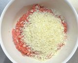 レンジでトマトとズッキーニのハンバーグ作り方4写真