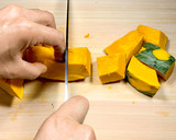 85℃ 基本の低温調理 かぼちゃの煮付け作り方8写真