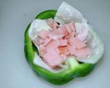 ピーマンカップのチーズ焼き作り方3写真