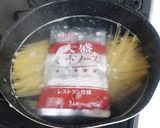最強スパゲッティ　ガス代節約　オヤジ飯作り方3写真
