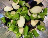 パパ茄子とししとうの甘味噌炒め作り方1写真