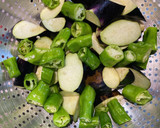パパ茄子とししとうの甘味噌炒め作り方1写真