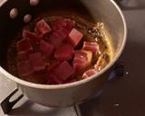 マグロの角切り煮作り方4写真