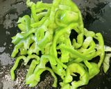 【レンジで簡単!!】無限ピーマン作り方1写真