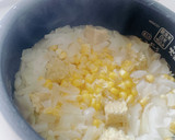 旬！とうもろこしと玉ねぎの炊き込みご飯作り方5写真