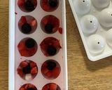 ブルーベリーとストロベリー氷入り炭酸水作り方3写真
