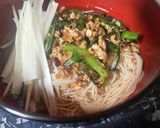 ぶっかけ中華風鶏そぼろそうめん作り方6写真
