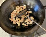 蘆筍炒豬油渣（アスパラと豚脂身の炒め物）作り方7写真