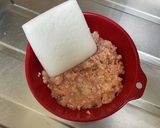 つくねと、はんぺんのハンバーグ作り方1写真