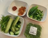 朝食に白飯で納豆手巻き作り方2写真