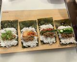 朝食に白飯で納豆手巻き作り方4写真