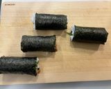 朝食に白飯で納豆手巻き作り方5写真