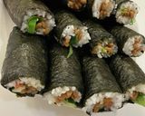 朝食に白飯で納豆手巻き作り方6写真