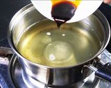 黄金に輝く冷やしだし鮭茶漬け作り方5写真
