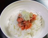 黄金に輝く冷やしだし鮭茶漬け作り方10写真